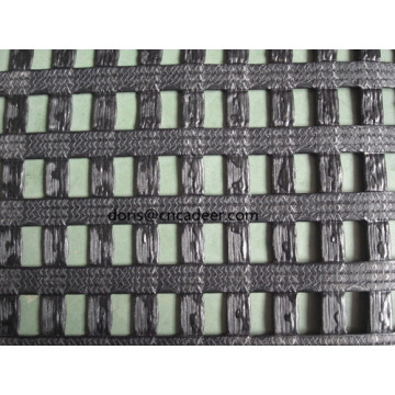 Geogrid 80 / 30kn para o Geogrid de poliéster Warp-Knitting da força de alta elasticidade do Roadbed